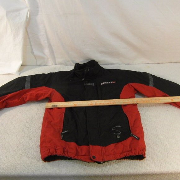 YOUTH TEEN SPYDER STRYKE RED BLACK MOTOCROSS FULL ZIPPER JACKET COAT IG 492